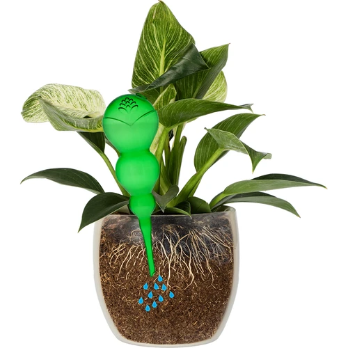 Tredobbelt vandingskugle (trekammer), gennemsigtig grøn, 600 ml - 3