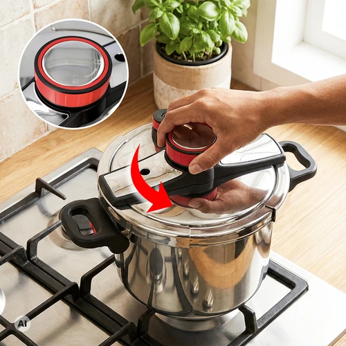 Trykkoger i rustfrit stål, 8 L - 5