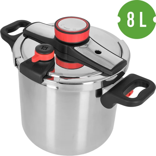 Trykkoger i rustfrit stål, 8 L - 3