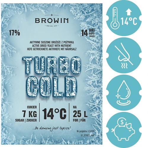 Turbo Cold gær 120 g - 5