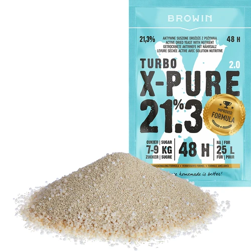 Turbo Gær X-Pure 21,3% 48h, 25 L - 3