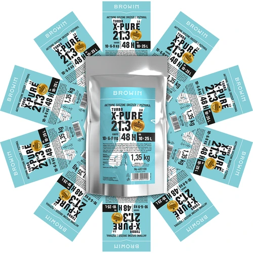 Turbo X-Pure gær 21,3%, 10 x 25 L, 1,35 kg - 4