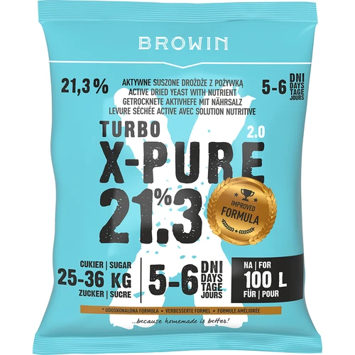 Turbo X-Pure gær 21,3%, 100L  - 1 