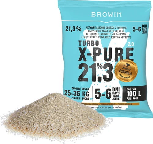 Turbo X-Pure gær 21,3%, 100L - 3