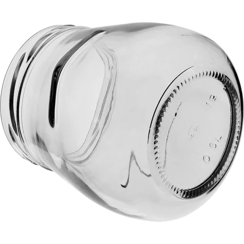 Twist-off krukke 500ml "Omvendt Amfora" med farvet låg fi 82/6, 6 styk. - 8