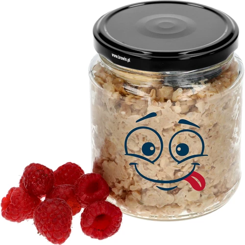 Twist-off krukke 580ml med tryk Smiley og låg fi 82/6 - 3 stk. - 5