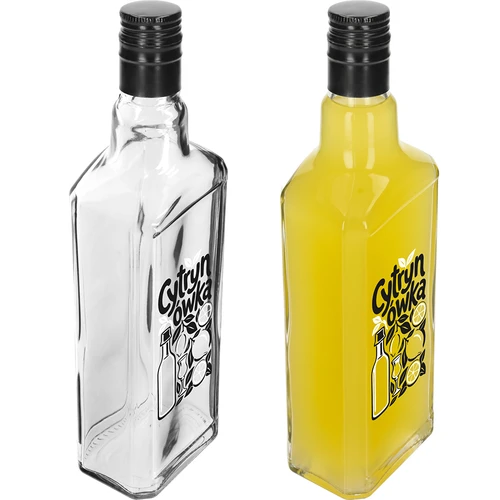 Tynktura-flaske 500 ml med trykket „Cytrynówka” og skruelåg - 4