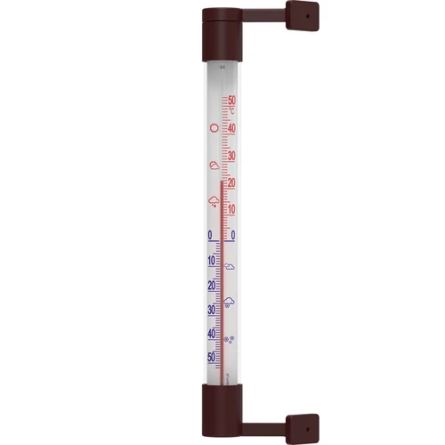Udendørs termometer brun (-50°C til +50°C) 22cm  - 1 