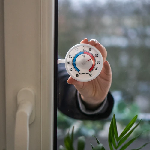 Universal termometer, selvklæbende (-50°C til +50°C) Ø 7,2cm - 3
