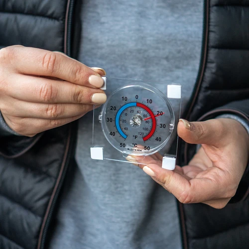 Universal transparent termometer, selvklæbende (-50°C til +50°C) - 5