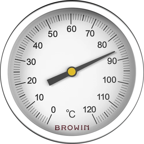 Universelt termometer (0°C til +120°C) 5cm - 2
