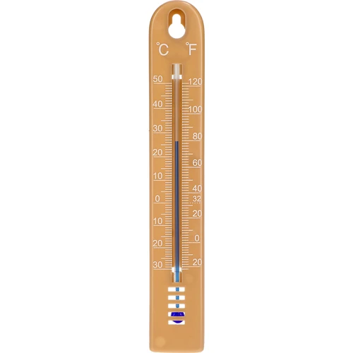 Universelt termometer (-30 til +50°C), 17 cm, lysebrun  - 1 