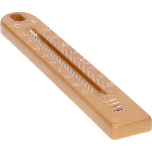 Universelt termometer (-30 til +50°C), 17 cm, lysebrun - 3