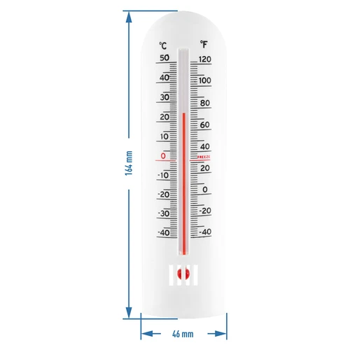 Universelt termometer (-40°C til +50°C) 16cm - 2