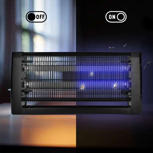 UVA insektdræberlampe 20 W, sort - 8