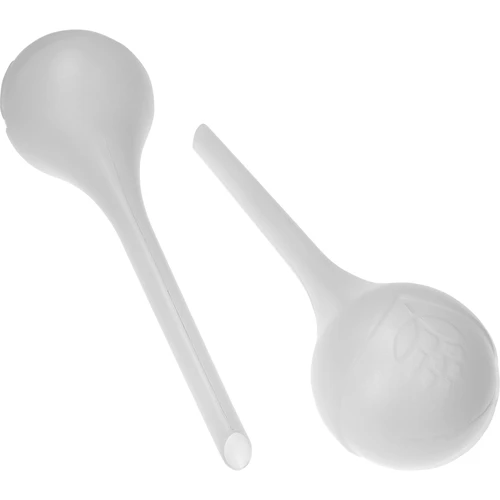 Vandingskugler til planter, hvide halvgennemsigtige, 400 ml, 4 stk. - 2