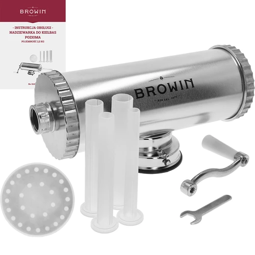 Vandret pølsestopper 2,5 kg med silikone stempel - 2