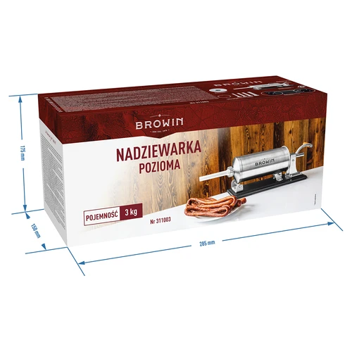 Vandret pølsestopper 3 kg - 12