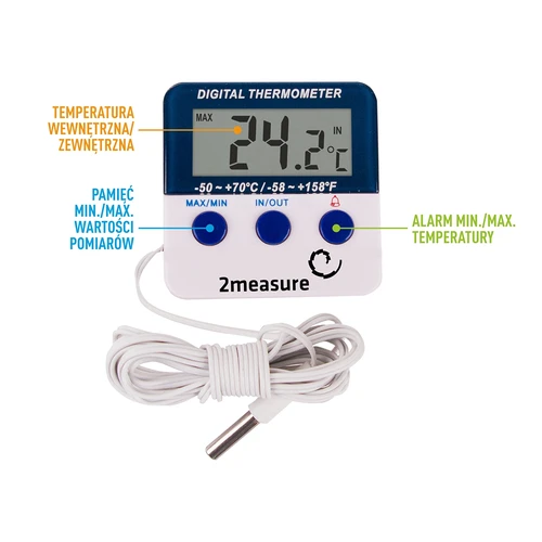 Vejrstation – elektronisk, sonde, hvid - 3
