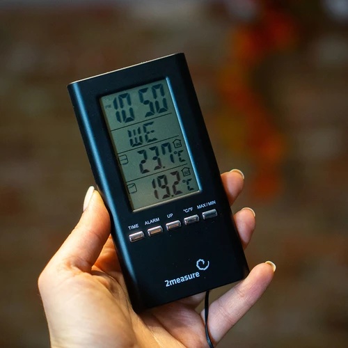Vejrstation – elektronisk, sonde, sort - 8