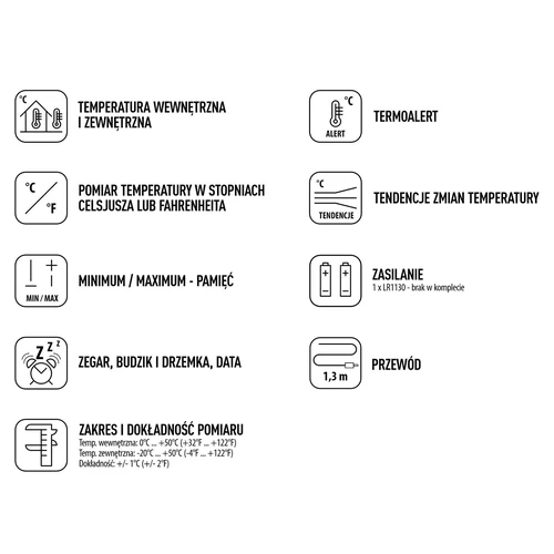 Vejrstation – elektronisk, sonde, sort - 2