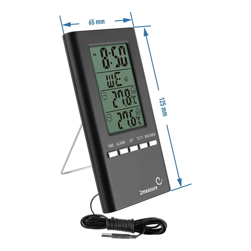 Vejrstation – elektronisk, sonde, sort - 3