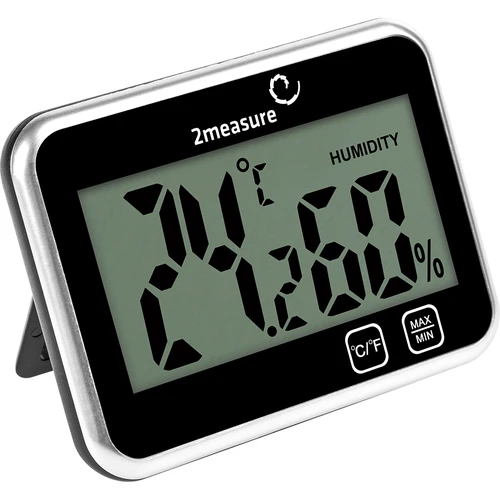 Vejrstation – elektronisk, trådløs, sort  - 1 