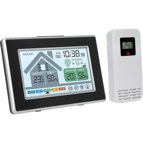 Vejrstation fra Soens – elektronisk, med trådløs udendørssensor - 2