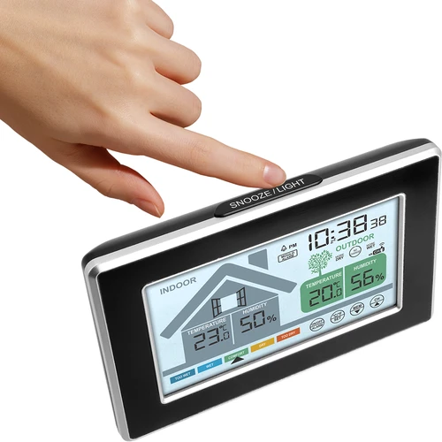 Vejrstation fra Soens – elektronisk, med trådløs udendørssensor - 3