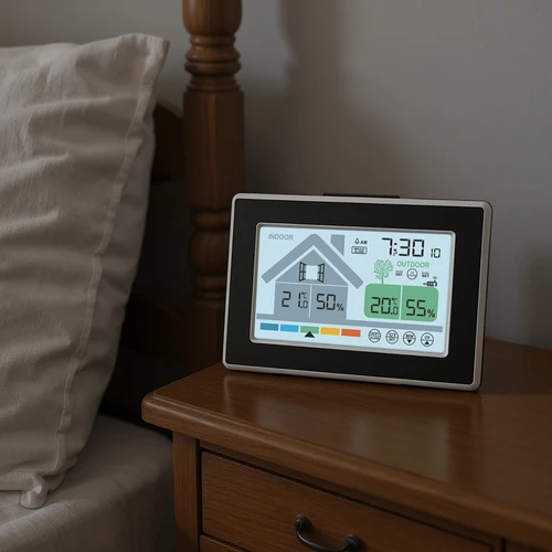 Vejrstation fra Soens – elektronisk, med trådløs udendørssensor - 7