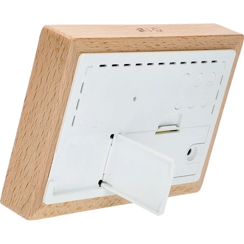 Vejrstation (RCC,DCF) - elektronisk, trådløs, oplyst, sensor, hvid - 5