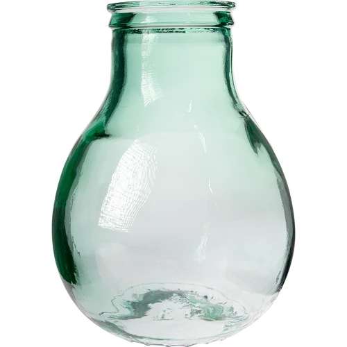 Vinballon 10 L med bred hals i plastikkurv - 2