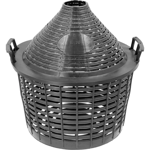Vinballon 20 L i plastikkurv - 5