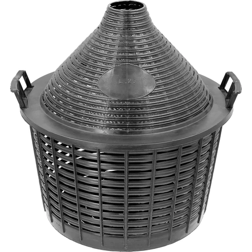 Vinballon 25 L i plastikkurv - 5