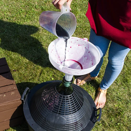 Vinballon 34 L i plastikkurv - 8