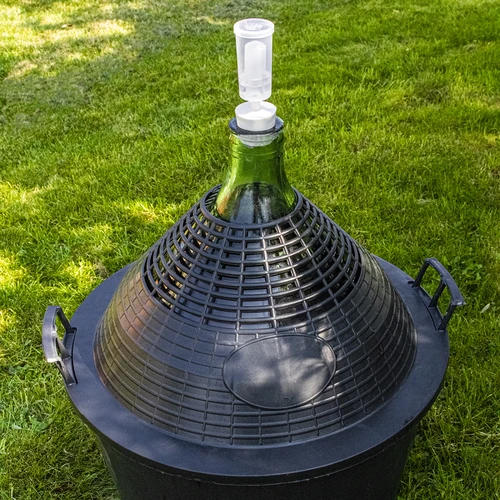 Vinballon 34 L i plastikkurv - 7