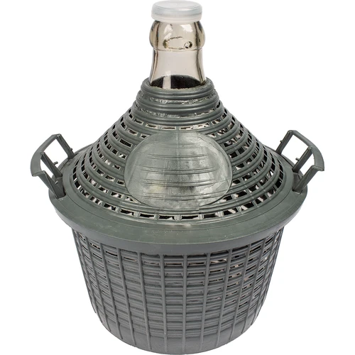 Vinballon 5 L i plastik kurv  - 1 