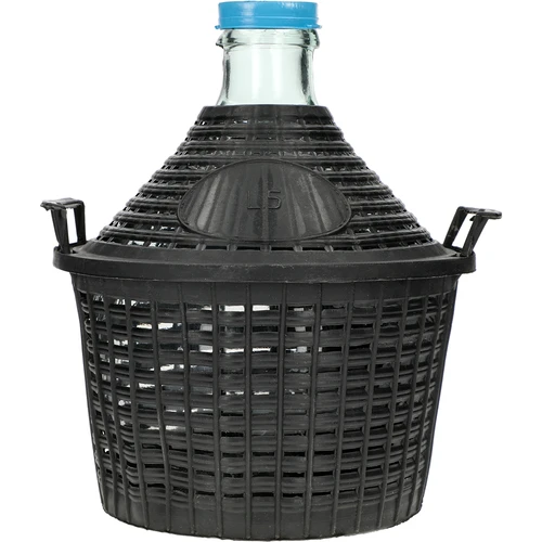 Vinballon 5L i plastikkurv  - 1 