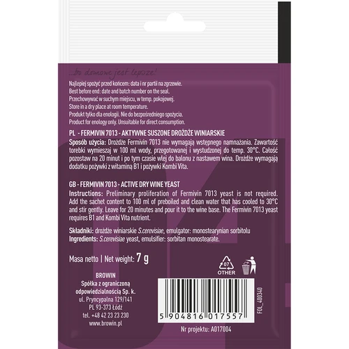 Vingær Fermivin 7013, 7 g - 2