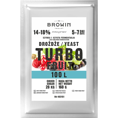 Vingær Turbo Fruit 5-7 dage 100 L - 2