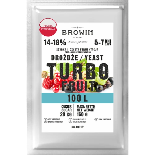 Vingær Turbo Fruit 5-7 dage 100 L  - 1 