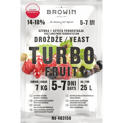 Vingær Turbo Fruit 5-7 dage  - 1 