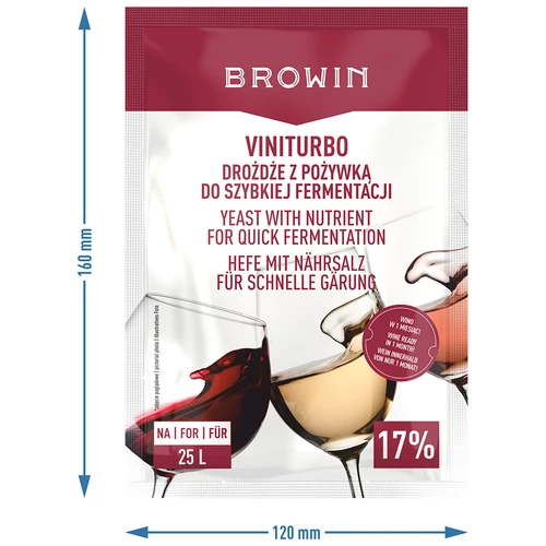 ViniTurbo - gær til hurtig gæring, 20 g - 3