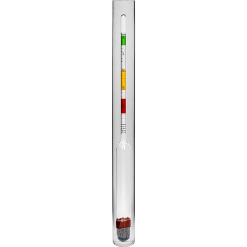 Vinometer (sukkerometer) i et uknuseligt reagensglas - 2