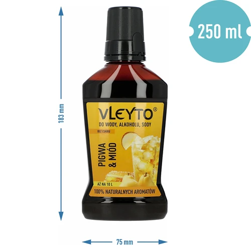 VLEYTO Kvæde & Honning – smagsessens med naturlige aromaer, 250 ml - 5