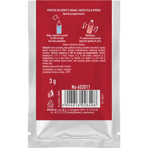 VSYPTO Green Tea Kirsebær, 3 g - 3