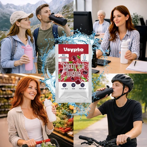 VSYPTO Green Tea Kirsebær, 3 g - 7