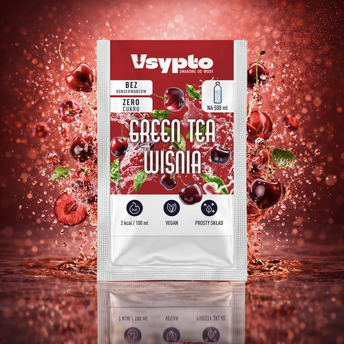 VSYPTO Green Tea Kirsebær, 3 g