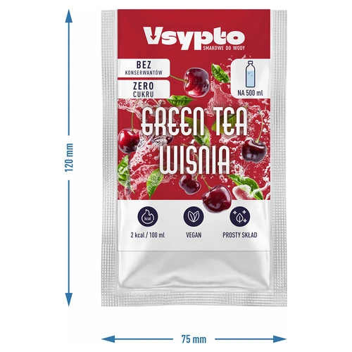 VSYPTO Green Tea Kirsebær, 3 g - 4