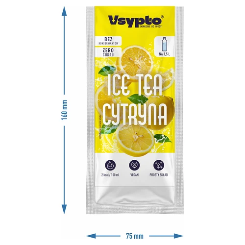 Vsypto Ice Tea Citron, 9 g - 4